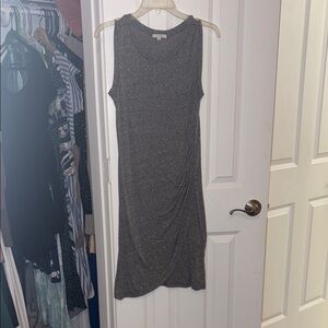 Z Supply Gray Sleeveless Sheath Dress